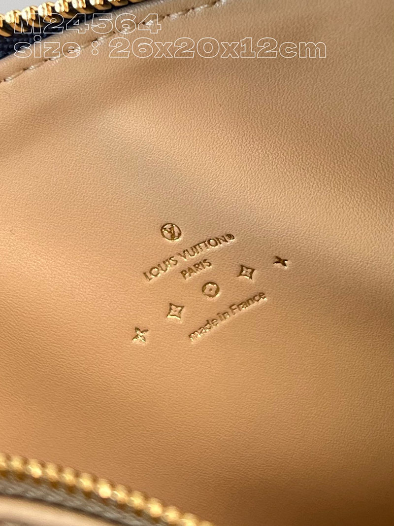 ルイヴィトン並行輸入品 LOUIS VUITTON クッサンPM ブルーデニム モノグラムデニム M24564 ルイヴィトン デニム ショルダーバッグ - 画像 (2)