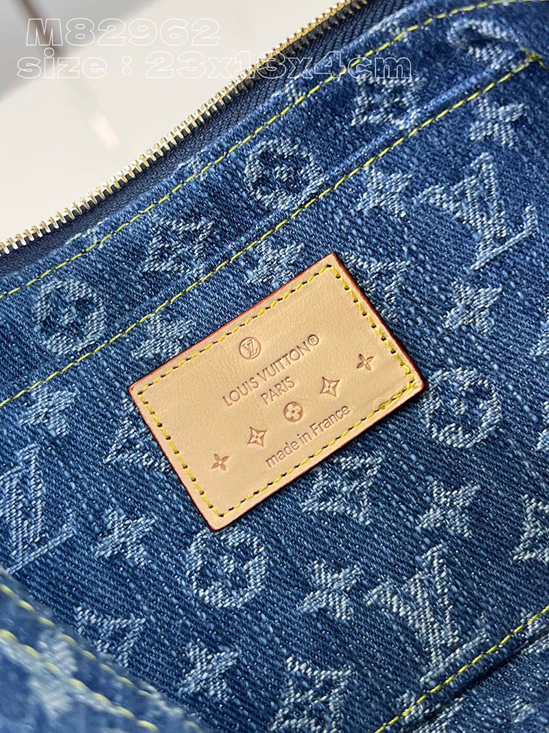 ルイヴィトン並行輸入品 LOUIS VUITTON ミュルティ・ポシェット・アクセソワール ブルーデニム モノグラムデニム M82962 ルイヴィトン デニム ショルダーバッグ - 画像 (2)