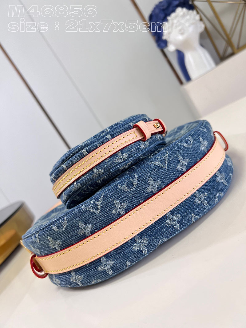 ルイヴィトン並行輸入品 LOUIS VUITTON LVリミックス クロワッサン ブルーデニム モノグラムデニム M46856 ルイヴィトン クロワッサン デニム - 画像 (7)