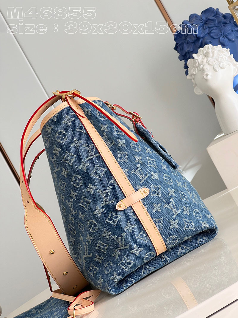 ルイヴィトン並行輸入品 LOUIS VUITTON キャリーオールNM MM ブルーデニム モノグラムデニム M46855 ルイヴィトン トートバッグ 人気ランキング - 画像 (8)