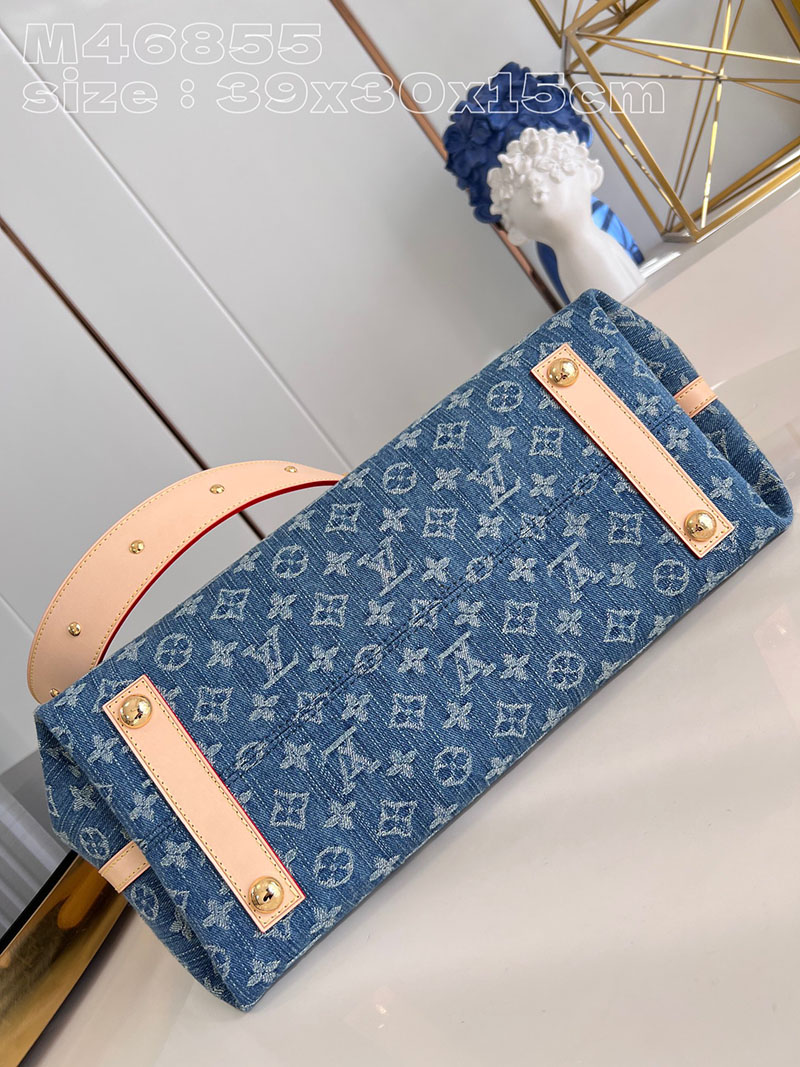 ルイヴィトン並行輸入品 LOUIS VUITTON キャリーオールNM MM ブルーデニム モノグラムデニム M46855 ルイヴィトン トートバッグ 人気ランキング - 画像 (7)