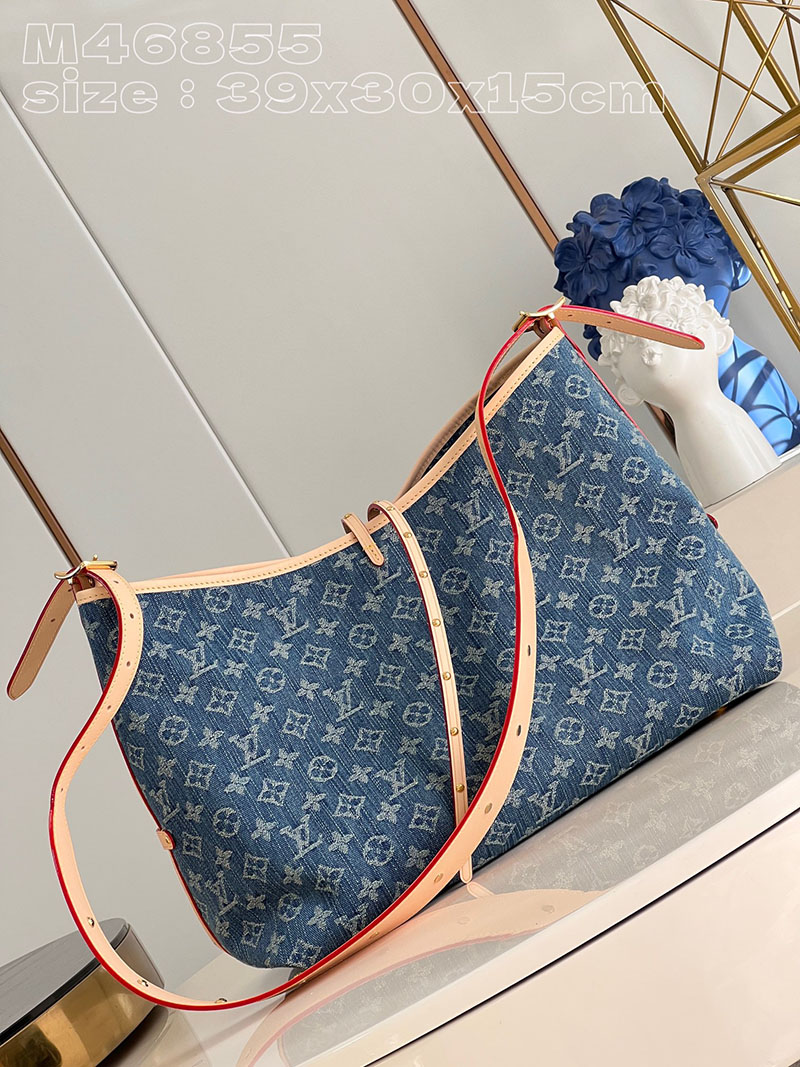 ルイヴィトン並行輸入品 LOUIS VUITTON キャリーオールNM MM ブルーデニム モノグラムデニム M46855 ルイヴィトン トートバッグ 人気ランキング - 画像 (5)