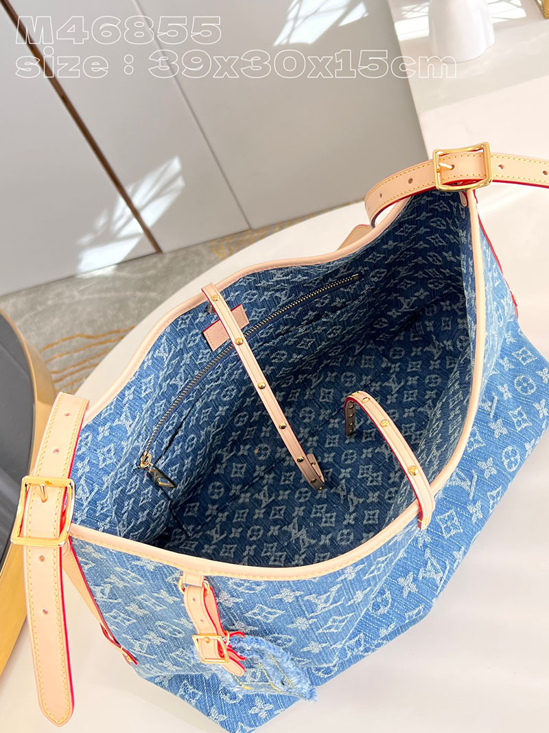 ルイヴィトン並行輸入品 LOUIS VUITTON キャリーオールNM MM ブルーデニム モノグラムデニム M46855 ルイヴィトン トートバッグ 人気ランキング - 画像 (4)