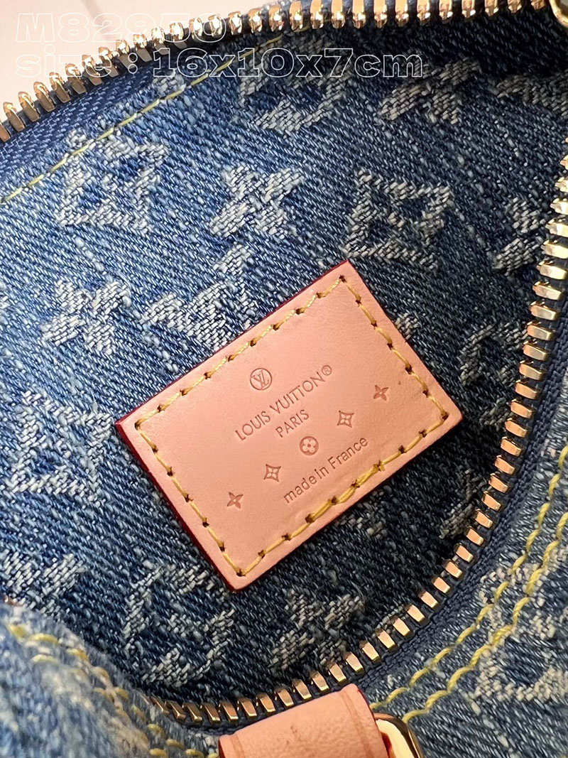 ルイヴィトン並行輸入品 LOUIS VUITTON ナノ・スピーディ ブルーデニム モノグラムデニム M82950 ヴィトン デニム バッグ 新作 - 画像 (2)