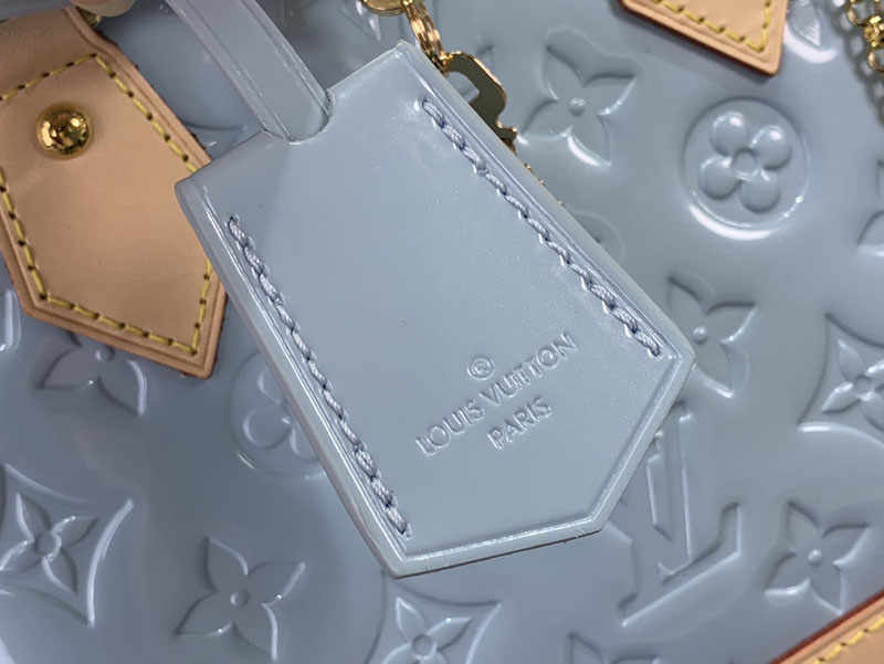 ルイヴィトン並行輸入品 LOUIS VUITTON アルマ BB ブルー モノグラムヴェルニ lv301944 ルイヴィトン ヴェルニ バッグ - 画像 (6)