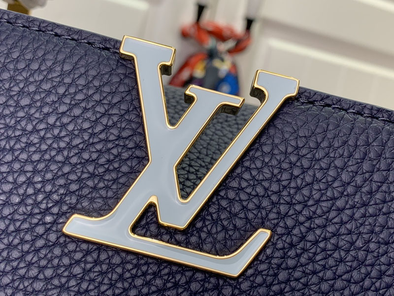 ルイヴィトン並行輸入品 LOUIS VUITTON カプシーヌ BB ネイビー ブルー トリヨンレザー lv301953 ヴィトン カプシーヌ 値段 - 画像 (6)
