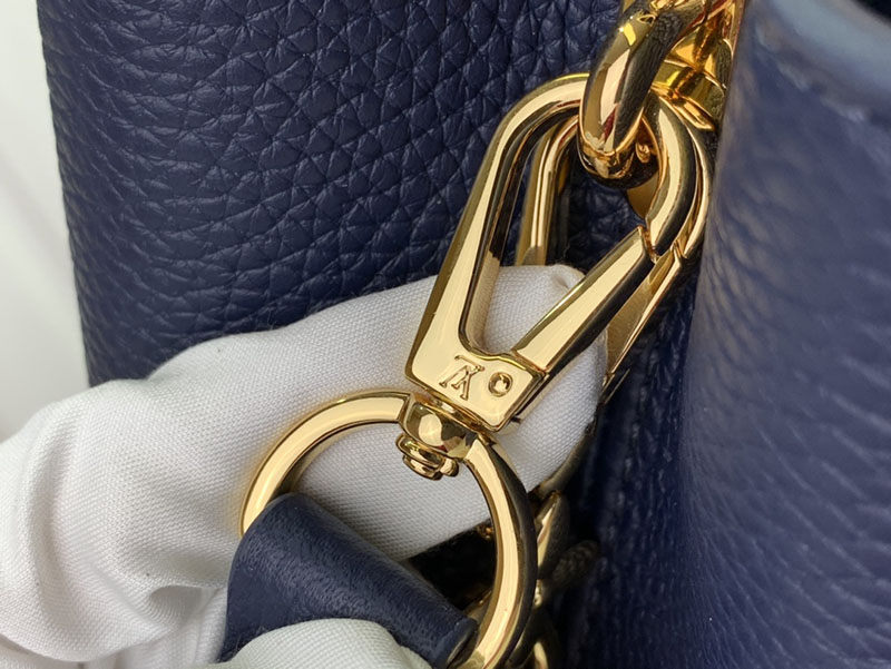 ルイヴィトン並行輸入品 LOUIS VUITTON カプシーヌ BB ネイビー ブルー トリヨンレザー lv301953 ヴィトン カプシーヌ 値段 - 画像 (5)