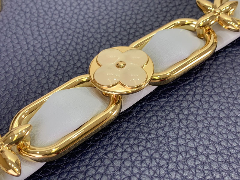 ルイヴィトン並行輸入品 LOUIS VUITTON カプシーヌ MM ネイビー ブルー トリヨンレザー lv301954 ルイヴィトン カプシーヌ 限定 - 画像 (4)