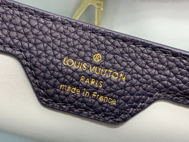 ルイヴィトン並行輸入品 LOUIS VUITTON カプシーヌ MM ネイビー ブルー トリヨンレザー lv301954 ルイヴィトン カプシーヌ 限定 - 画像 (2)