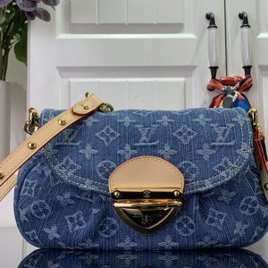 ルイヴィトン デニム ショルダーバッグ