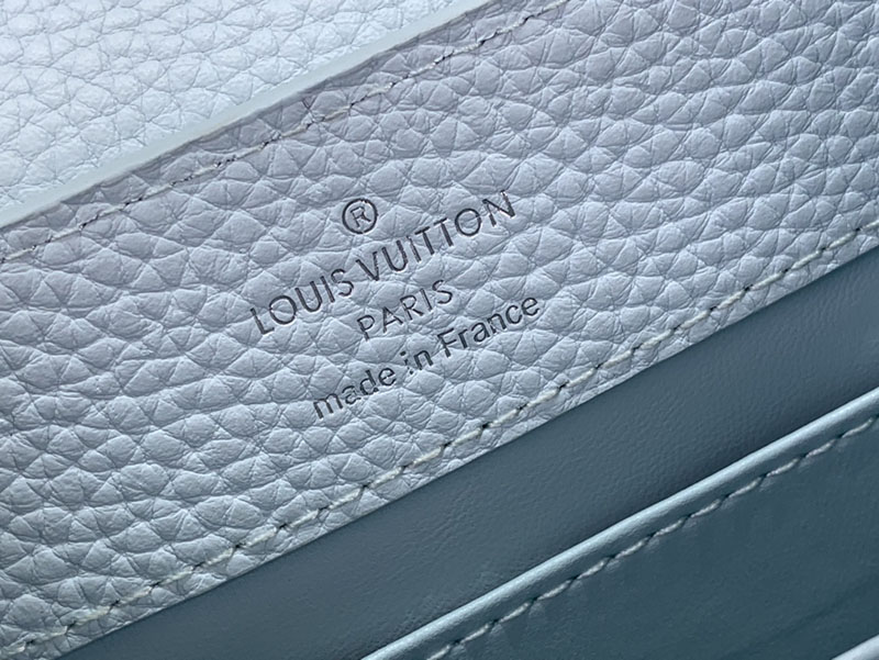 ルイヴィトン並行輸入品 LOUIS VUITTON カプシーヌ ミニ キャンディ ブルー トリヨンレザー lv301957 ルイヴィトン ミニバッグ 安い - 画像 (3)