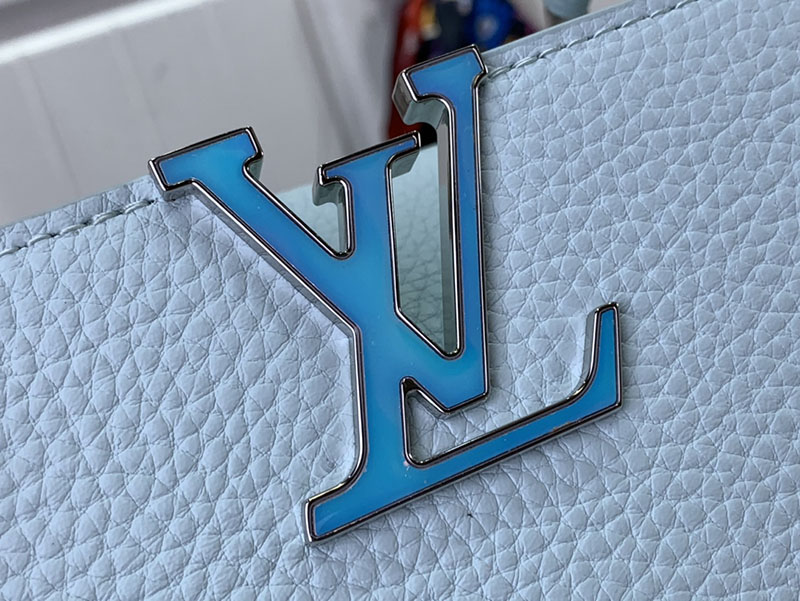 ルイヴィトン並行輸入品 LOUIS VUITTON カプシーヌ BB キャンディ ブルー トリヨンレザー lv301958 ルイヴィトン バッグ 安い - 画像 (6)
