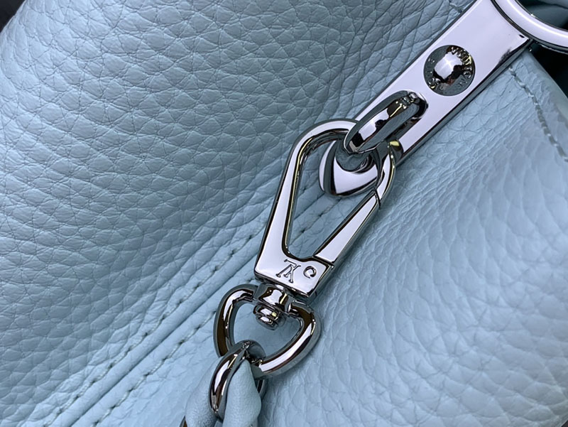 ルイヴィトン並行輸入品 LOUIS VUITTON カプシーヌ BB キャンディ ブルー トリヨンレザー lv301958 ルイヴィトン バッグ 安い - 画像 (4)