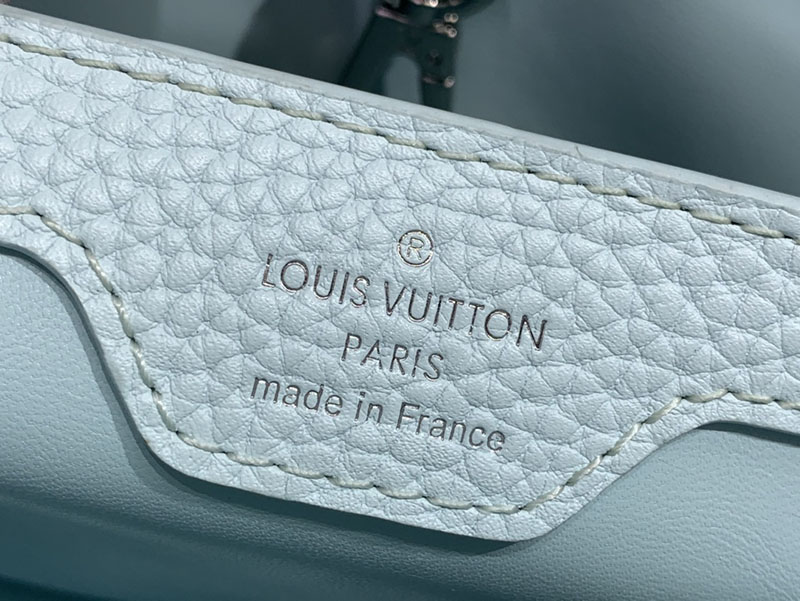 ルイヴィトン並行輸入品 LOUIS VUITTON カプシーヌ BB キャンディ ブルー トリヨンレザー lv301958 ルイヴィトン バッグ 安い - 画像 (2)