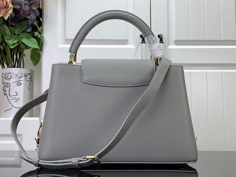 ルイヴィトン並行輸入品 LOUIS VUITTON カプシーヌ MM ガンメタル トリヨンレザー lv301961 ルイヴィトン 新作 ショルダーバッグ - 画像 (8)