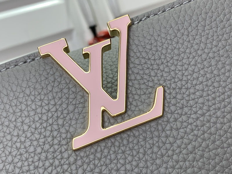 ルイヴィトン並行輸入品 LOUIS VUITTON カプシーヌ MM ガンメタル トリヨンレザー lv301961 ルイヴィトン 新作 ショルダーバッグ - 画像 (6)
