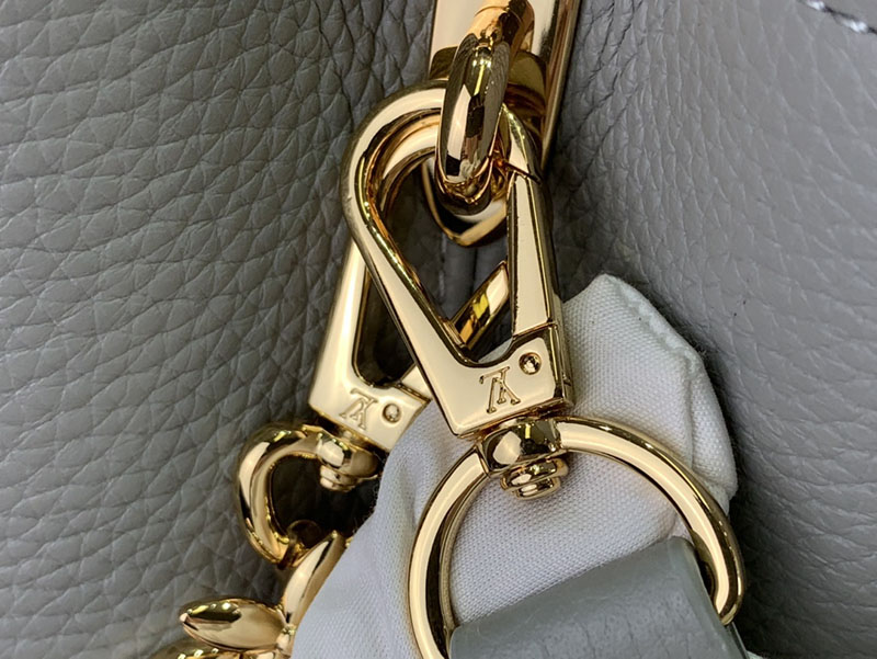 ルイヴィトン並行輸入品 LOUIS VUITTON カプシーヌ MM ガンメタル トリヨンレザー lv301961 ルイヴィトン 新作 ショルダーバッグ - 画像 (4)