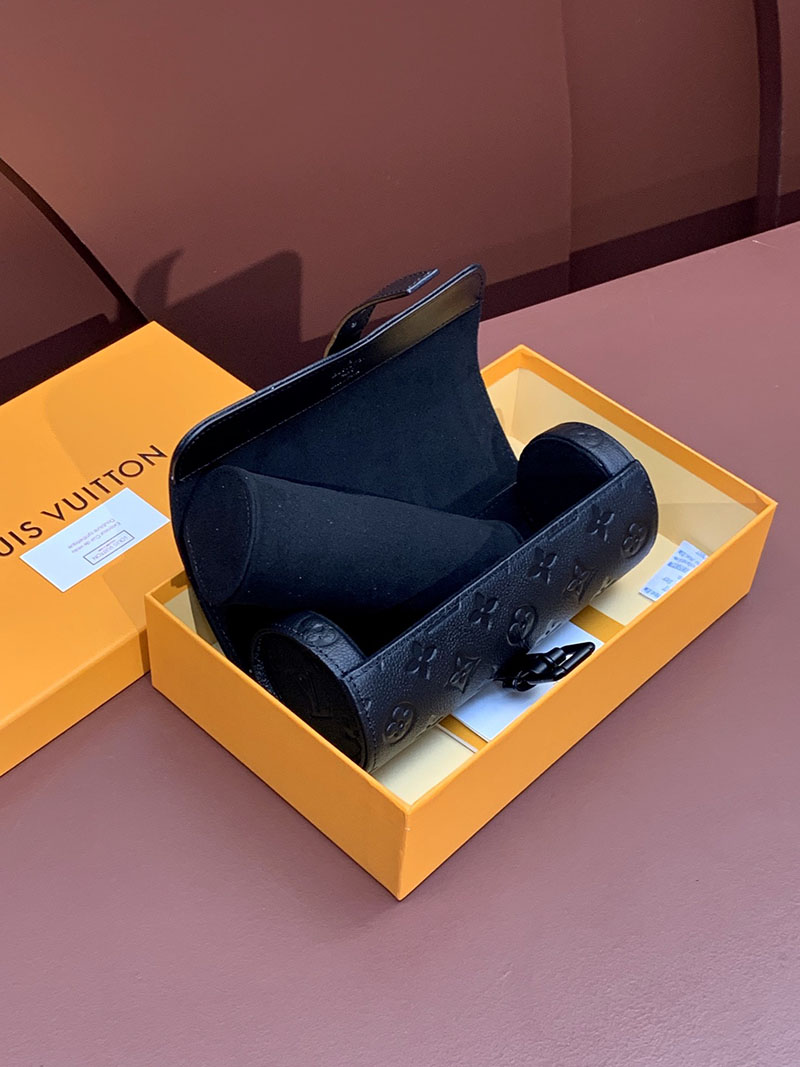 ルイヴィトン並行輸入品 LOUIS VUITTON エテュイ・3 モントル ブラック トリヨンレザー M10147 時計ケース おしゃれ - 画像 (5)