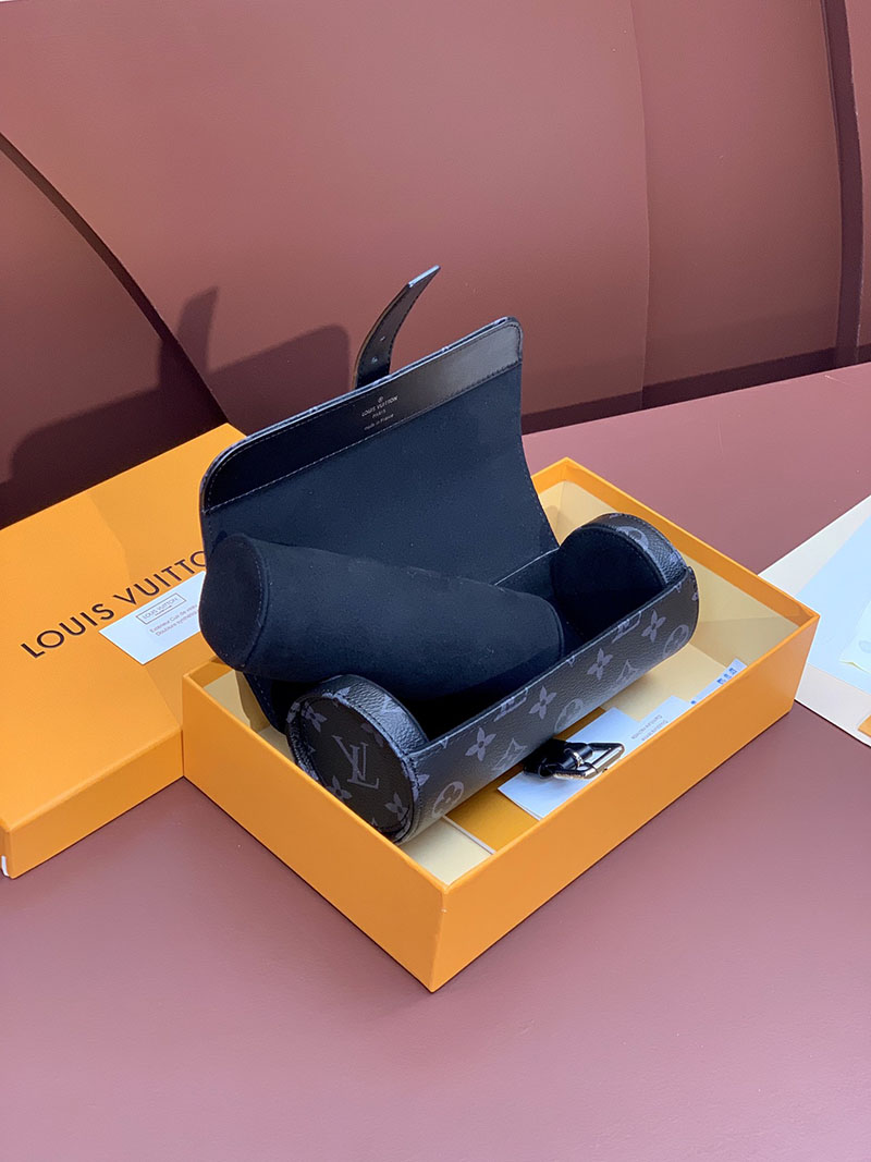 ルイヴィトン並行輸入品 LOUIS VUITTON エテュイ・3 モントル ブラック モノグラム M43385 時計ケース 高級 おすすめ - 画像 (5)