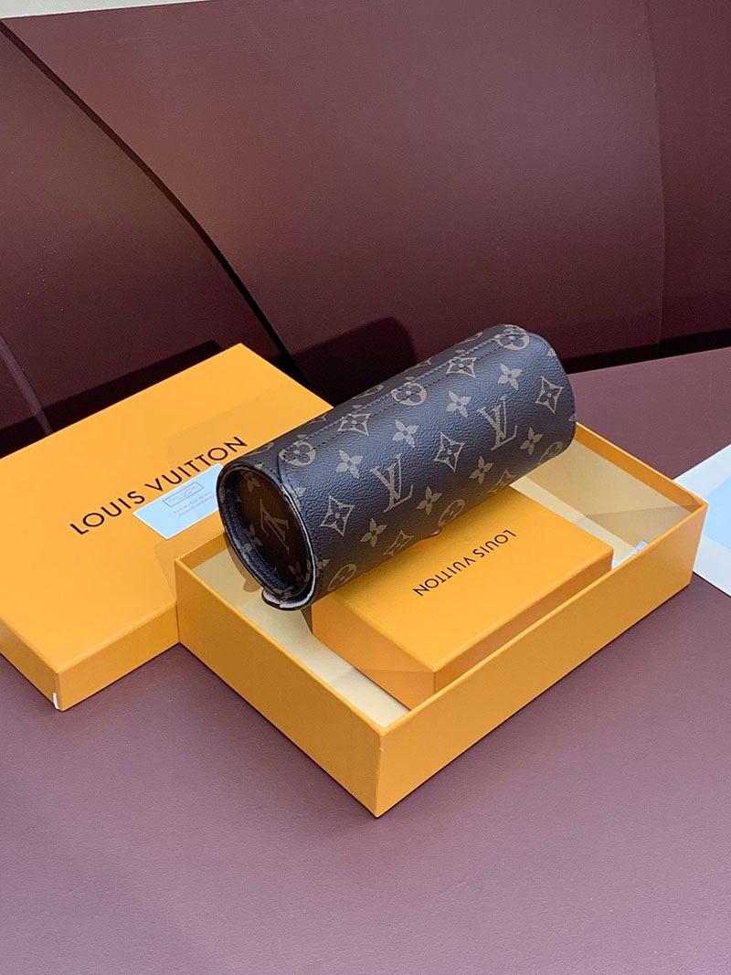 ルイヴィトン並行輸入品 LOUIS VUITTON エテュイ・3 モントル ブラック モノグラム・キャンバス M47530 ウォッチケース ハイブランド - 画像 (9)
