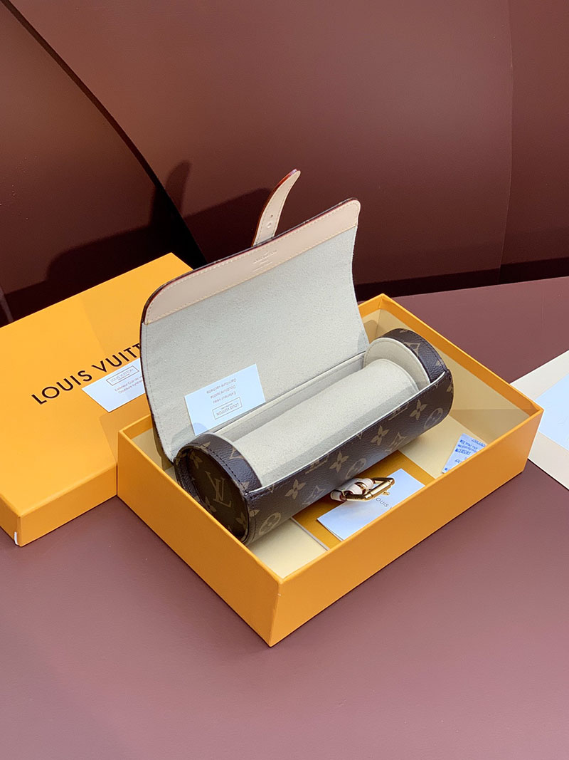 ルイヴィトン並行輸入品 LOUIS VUITTON エテュイ・3 モントル ブラック モノグラム・キャンバス M47530 ウォッチケース ハイブランド - 画像 (8)