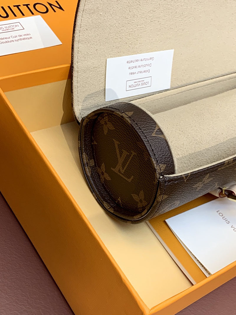 ルイヴィトン並行輸入品 LOUIS VUITTON エテュイ・3 モントル ブラック モノグラム・キャンバス M47530 ウォッチケース ハイブランド - 画像 (7)