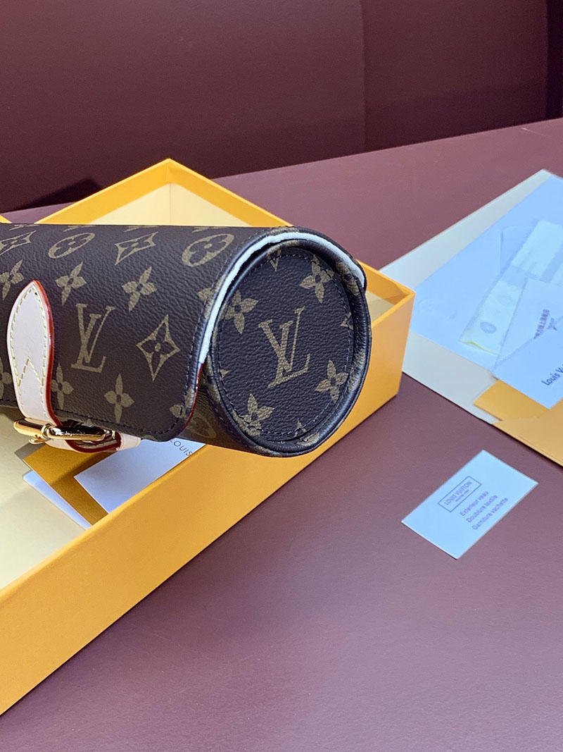 ルイヴィトン並行輸入品 LOUIS VUITTON エテュイ・3 モントル ブラック モノグラム・キャンバス M47530 ウォッチケース ハイブランド - 画像 (4)
