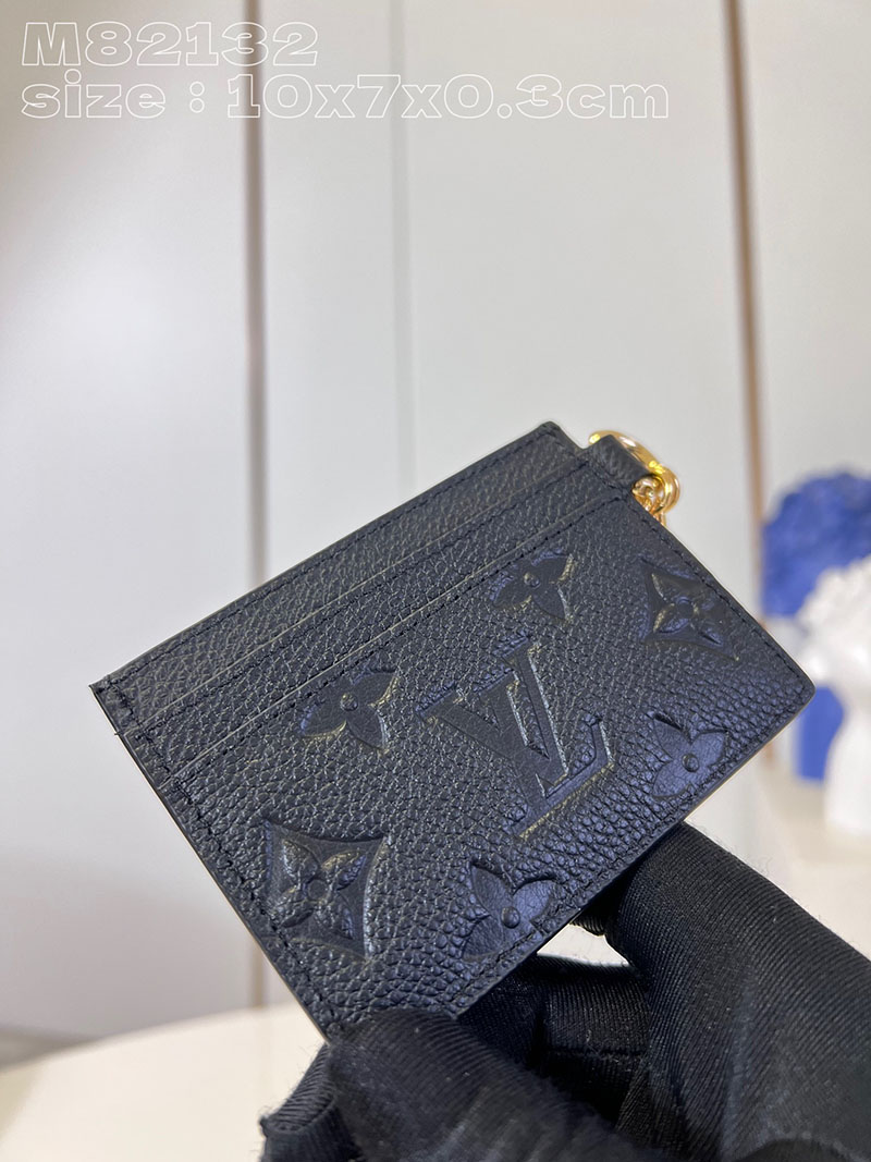 ルイヴィトン並行輸入品 LOUIS VUITTON ポルト カルト・LV チャーム ノワール モノグラム M82132 ルイヴィトン カード ケース 黒 - 画像 (5)