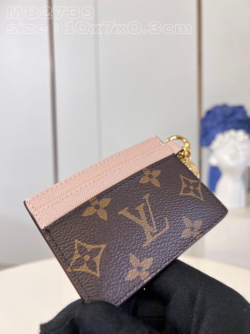 ルイヴィトン並行輸入品 LOUIS VUITTON ポルト カルト・LV チャーム マシュマロ モノグラム M82739 ルイヴィトン カードケース 人気 - 画像 (5)