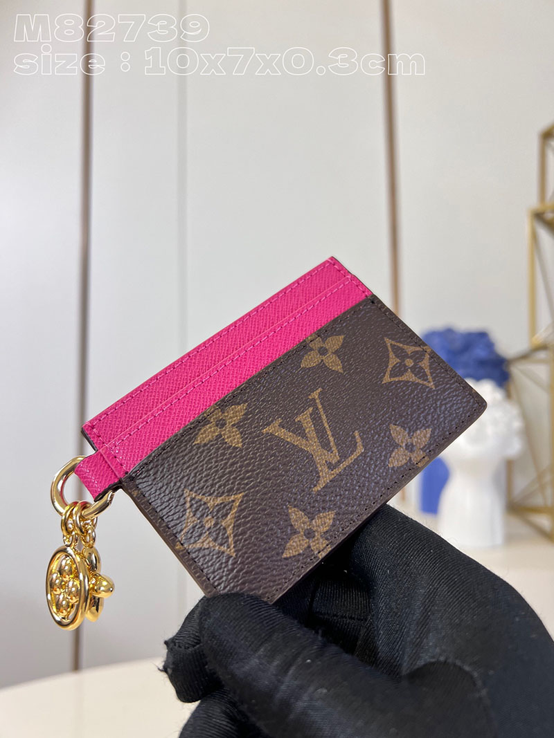 ルイヴィトン並行輸入品 LOUIS VUITTON ポルト カルト・LV チャーム フローズンオーキッド モノグラム lv301971 ルイヴィトン カードケース 新作 - 画像 (6)