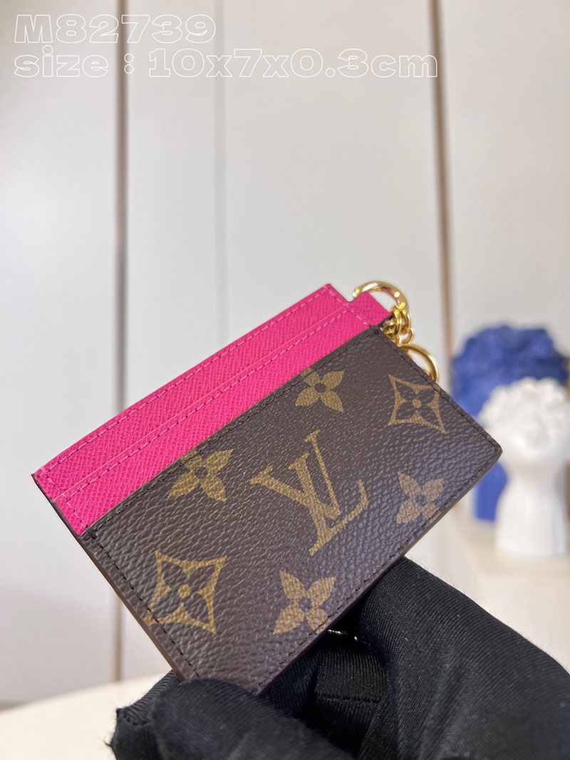 ルイヴィトン並行輸入品 LOUIS VUITTON ポルト カルト・LV チャーム フローズンオーキッド モノグラム lv301971 ルイヴィトン カードケース 新作 - 画像 (5)