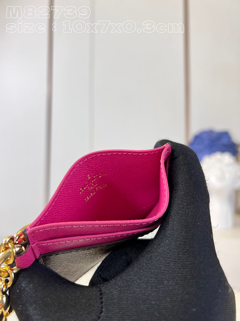 ルイヴィトン並行輸入品 LOUIS VUITTON ポルト カルト・LV チャーム フローズンオーキッド モノグラム lv301971 ルイヴィトン カードケース 新作 - 画像 (3)
