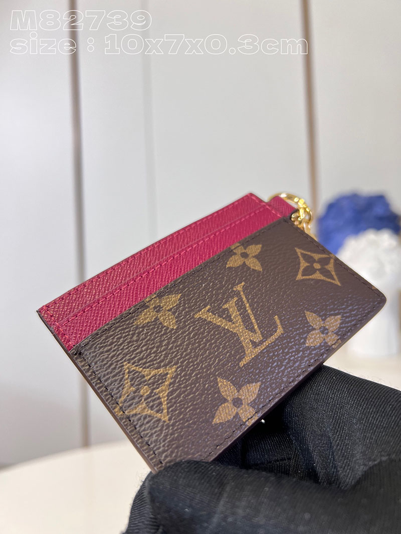 ルイヴィトン並行輸入品 LOUIS VUITTON ポルト カルト・LV チャーム フューシャ モノグラム lv301973 カードケース ブランド レディース 人気 - 画像 (5)