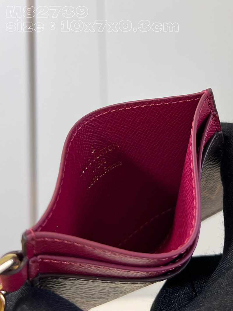 ルイヴィトン並行輸入品 LOUIS VUITTON ポルト カルト・LV チャーム フューシャ モノグラム lv301973 カードケース ブランド レディース 人気 - 画像 (3)